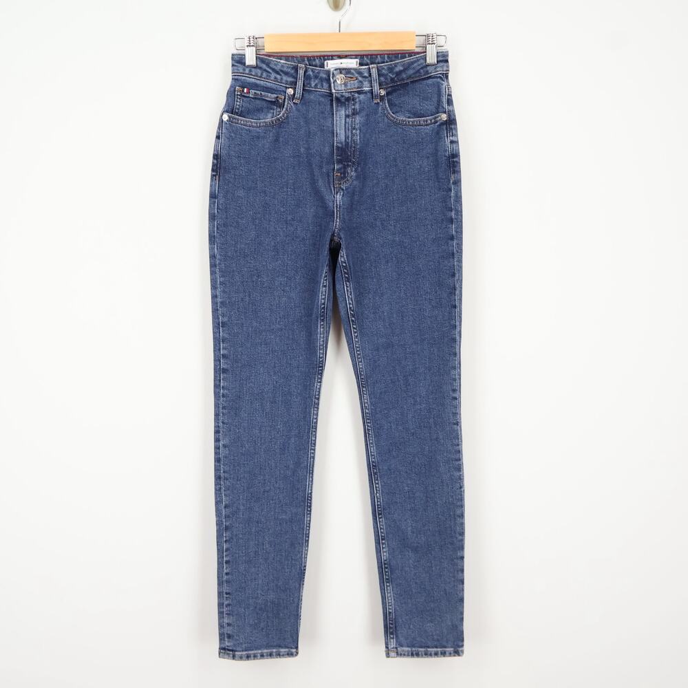 Tommy Hilfiger Straight Leg Jeans in Medium Blue Denim